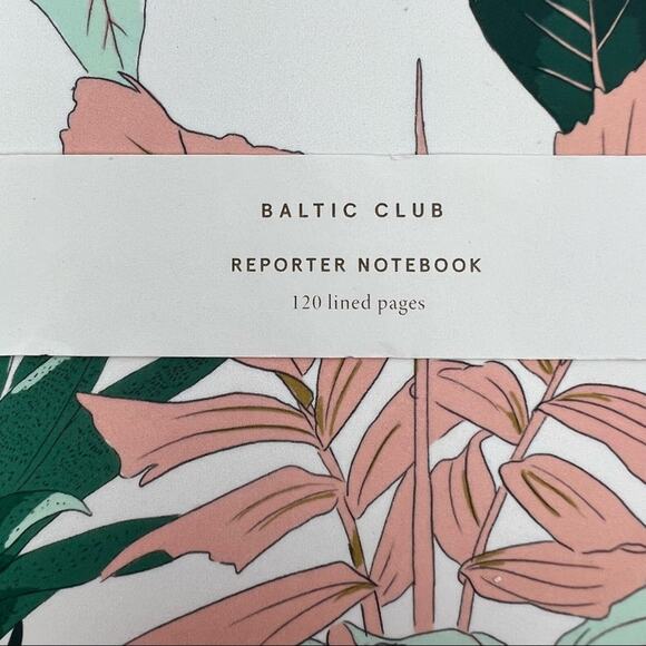 Baltic Club Reporter Notebook With 120 Lined Pages - NWT - Picture 3 of 4